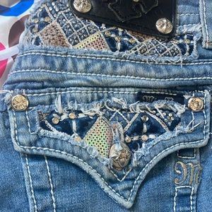 Miss Me shorts bling short  sz 25
